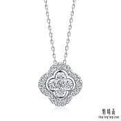 【點睛品】Daily Luxe 18分 炫幻四葉草 18K金鑽石項鍊