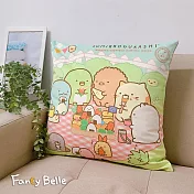 義大利Fancy Belle 麂皮靠墊 45x45cm 角落生物-野餐趣