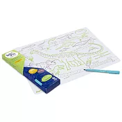 【法國 Super Petit】玩中學矽膠餐墊 - 恐龍演化史