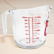 《Anchor Hocking》耐熱玻璃量杯 | 刻度量杯 - 1000ml