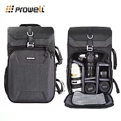 【Prowell】兩機多鏡EVA硬殼相機後揹包 相機保護包 專業攝影揹包 WIN-22334 贈送防雨罩 星空灰