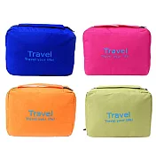 【iSFun】旅行專用＊一體成型盥洗包  橘