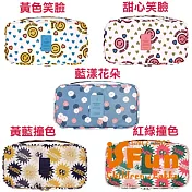 【iSFun】繽紛玩色＊防水內衣收納包  藍漾花朵