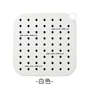 JIAGO 排水孔防臭矽膠墊 白色