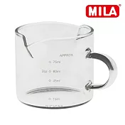 MILA 雙嘴玻璃刻度量盅75ml-兩入組