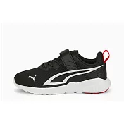 PUMA All-Day Active AC+ PS 中童跑步鞋-黑白紅-38738701 17 黑色