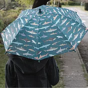 《Rex LONDON》兒童雨傘(鯊魚圖鑑) | 遮陽傘 晴雨傘 直傘