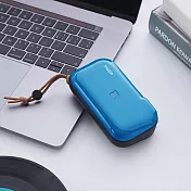 idmix CH06 10000mAh 無線充電行動電源(4色可選)+戶外露營燈組合 藍