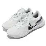 Nike 高爾夫球鞋 Infinity Pro 2 男女鞋 白 黑 寬楦 緩震 高球 運動鞋 DM8449-101 25.5cm WHITE/BLACK