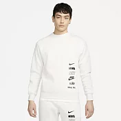 NIKE AS M NK CLUB + BB CREW MLOGO 男長袖上衣-白-DX0782030 L 白色