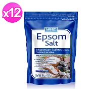 Lucky Super Soft純淨沐浴鎂鹽(無香精)16oz/454g x12包