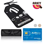ARKY ScrOrganizer Pad USB擴充數位收納卷軸滑鼠墊+★無國界上網卡超值組合 金色HUB