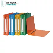 (24入1箱)同春F202環保A4中間彈簧夾  綠