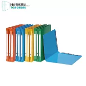 (24入1箱)同春F202環保A4雙上彈簧夾  紅