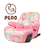 PERO Ni (ISOFIX/安全帶兩用)汽車安全座椅 (增高墊) 彩虹小公主