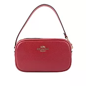 COACH Jamie 荔枝皮革相機手提包 (紅色)