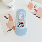 【Wonderland】小魔女日系棉質隱形襪/女襪(5色) FREE 小魔女