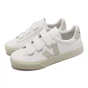 Veja 休閒鞋 Recife Logo Chromefree 女鞋 白 灰 魔鬼氈 小白鞋 RC0502919A 24.5cm EXTRA WHITE/NATURAL