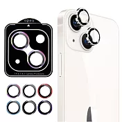 DAPAD for iPhone 14 6.1/14 Plus 6.7 雙眼鋁合金鏡頭保護貼【貼膜神器】 銀色