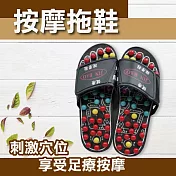 台灣製 專利健康腳底穴道按摩鞋 x2雙 S