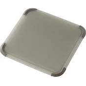 日本RISU｜LIBERALISTA抗菌雙面砧板(正方形) 灰黑色