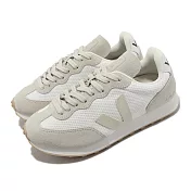 Veja 休閒鞋 Rio Branco Alveomesh 女鞋 白 灰 麂皮 網布 經典 RB0102382A 25cm WHITE/PIERRE-NATURAL