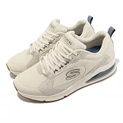 Skechers 休閒鞋 Uno 2-90s 2 男鞋 白 杏色 氣墊 支撐 緩衝 記憶鞋墊 183065OFWT