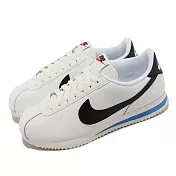 Nike 休閒鞋 Wmns Cortez 女鞋 男鞋 白 藍 阿甘鞋 皮革 基本款 運動鞋 DN1791-100 24cm WHITE/BLACK