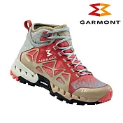 GARMONT 女款 GTX 中筒越野疾行健走鞋 9.81 N AIR G MID WMS 001733 / GoreTex 防水透氣 米其林大底 越野跑 UK4 白/珊瑚橘