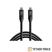 Tether Tools CUC15-BLK USB-C到USB-C PRO 傳輸線-4.6m 黑色