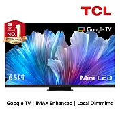 TCL 65吋C935 Mini LED QLED GoogleTV量子智能連網液晶顯示器65C935(含一次基本安裝)