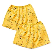 【ONEDER旺達】Pokémon寶可夢皮卡丘兩入男童純棉內褲 男童四角褲- S -PK-CU004