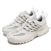 Salomon 越野跑鞋 ACS Pro 男鞋 女鞋 全白 冰河白 休閒 山系穿搭 戶外 機能 L47179900 26.5cm WHITE