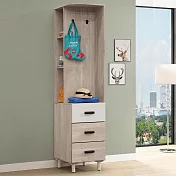 Homelike 喜家居1.5尺三抽轉角櫃(左側邊櫃)(2257)