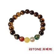 石頭記 五路財神手鍊-極致招財-10mm (2材質選) 虎眼石