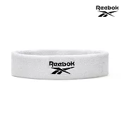 Reebok 加厚棉質舒適運動頭帶(雙色) 白色