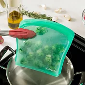 《Cuisipro》白金矽膠密封食物袋 | 環保密封袋 保鮮收納袋 - 綠800ml