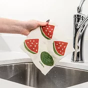 《Cuisipro》植物纖維環保抹布 | 廚房抹布 清潔布 擦拭布 - 小西瓜