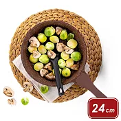 《MUHLER》Mia大理石不沾平底鍋 | 平煎鍋 - 24cm