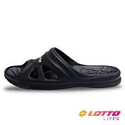 LOTTO 義大利  男 零重力排水拖- 25cm 黑