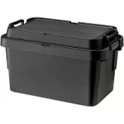 日本RISU|TRUNK CARGO 二代可堆疊多功能耐重收納箱50L 黑色