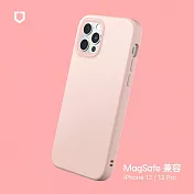 犀牛盾 iPhone 12 / 12 Pro (6.1吋) SolidSuit (MagSafe 相容) 防摔背蓋手機保護殼- 櫻花粉