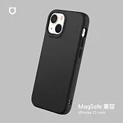 犀牛盾 iPhone 13 mini (5.4吋) SolidSuit (MagSafe 兼容) 防摔背蓋手機保護殼- 經典黑