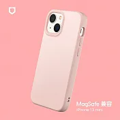 犀牛盾 iPhone 13 mini (5.4吋) SolidSuit (MagSafe 兼容) 防摔背蓋手機保護殼- 櫻花粉