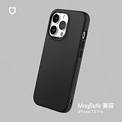 犀牛盾 iPhone 13 Pro (6.1吋) SolidSuit (MagSafe 兼容) 防摔背蓋手機保護殼- 經典黑