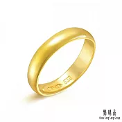 【點睛品】極簡素雅婚嫁黃金戒指/男戒_計價黃金