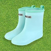 日本 MARBLE LINE B87662MGR 氣泡綠 兒童雨鞋 16cm 氣泡綠