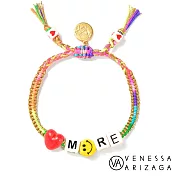 Venessa Arizaga LOVE MORE 愛心笑臉手鍊 金色X彩色