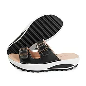 【Amoscova】厚底搖搖涼鞋(1687) EU36 黑色