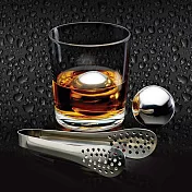 《BarCraft》飲料 冰塊 不稀釋不融化 | 威士忌冰石2入(圓4cm)